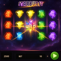 Gamblezen - Starburst Slot von NetEnt